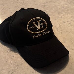 Sport-Tek Black Cap. Vicente of London Cigar Bar